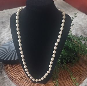 Stone vintage beads with gold spacers - Bundle & SAVE!